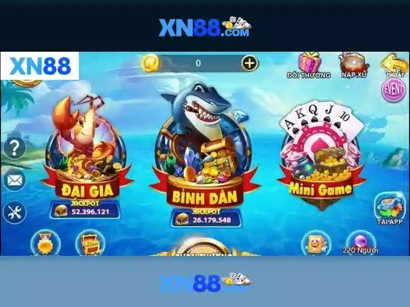 Giao diện sảnh casino trực tuyến xn88 sang trọng đẳng cấp