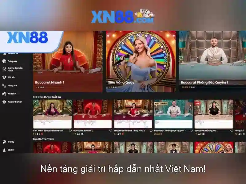 Giao diện trang chủ nhà cái xn88 với nút đăng nhập nổi bật
