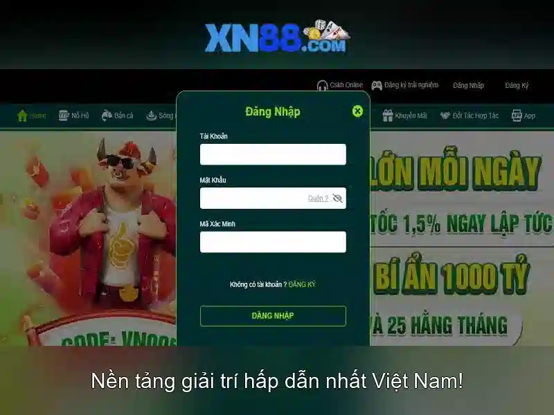 xn88: Nền tảng chơi game trực tuyến và cá cược an toàn